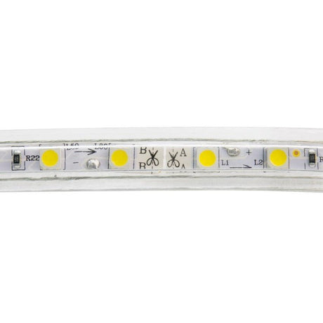 led strip 220v 2 Meter led strip buiten warm wit 