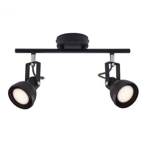 Zwarte plafondlamp met verstelbare plafondspots Nordlux 45730103 5701581369184