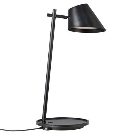 Zwarte led lamp Nordlux Stay usb 