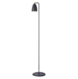 Staande lamp zwart modern 'Nexus 2' GU10 145cm DFTP