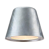 Buitenlamp downlighter gegalvaniseerd 'Aleria' modern wandlamp gu10