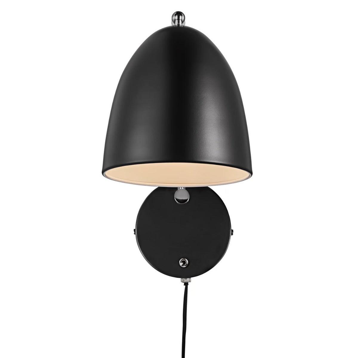 Wandlamp alexander nordlux zwart wit met e27 fitting 48621003  5701581459380