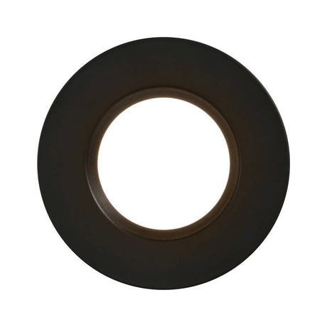 badkamerlamp zwart inbouwspot rond led lamp