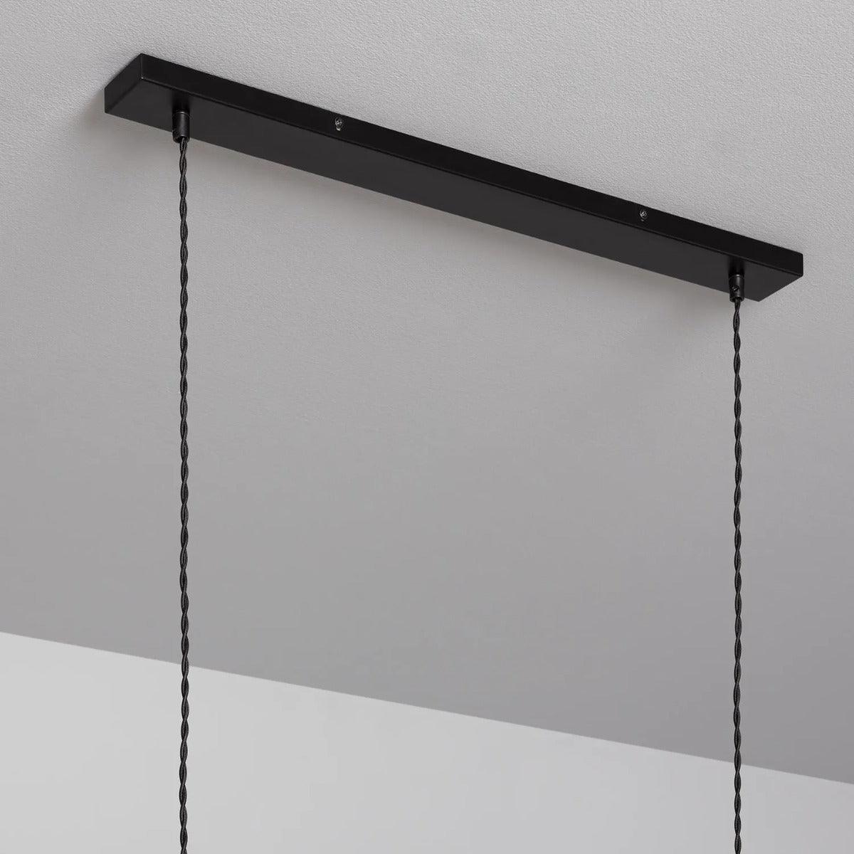 Minialistische hanglamp zwart 8x E27 fitting 'Yonna' - FOIR