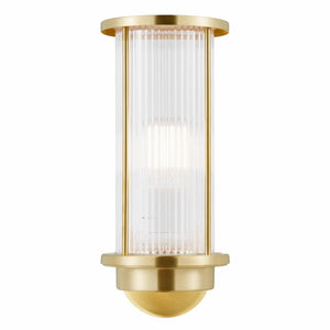 Buitenlamp messing goud 'Linton' E27 fitting modern - FOIR