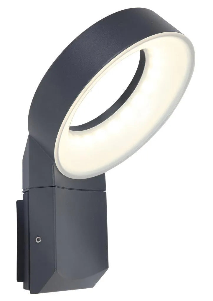 Buitenspot rond led lamp warm wit ring verlichting voor buiten. 