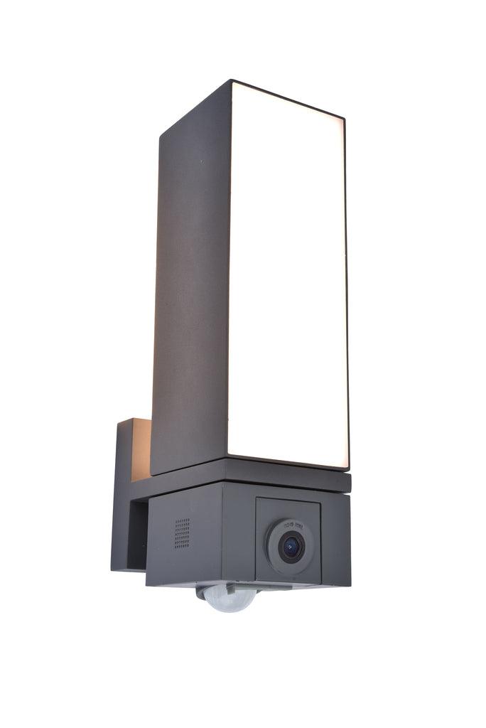 Buitenlamp voordeur zwart verstelbaar modern warm wit