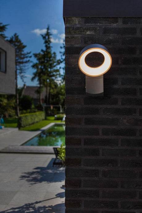 Buitenspot ring rond led lamp warm wit 