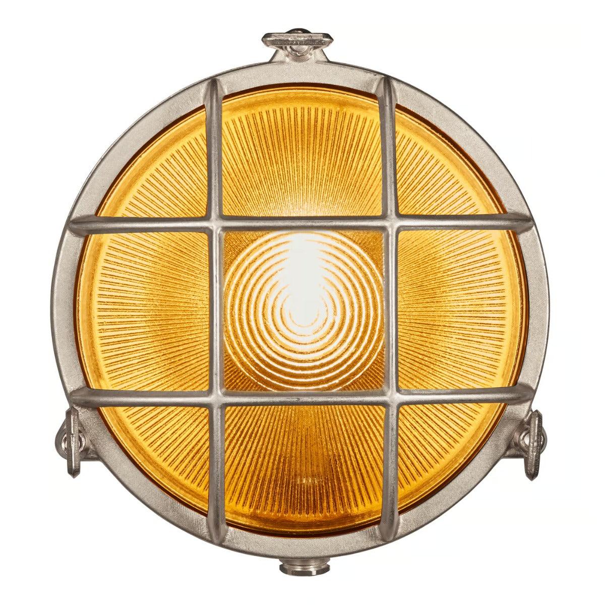 Buitenlamp design rond glas gegalvaniseerd scheepslamp
