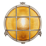 Buitenlamp design rond glas gegalvaniseerd scheepslamp
