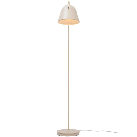 Fleur vloerlamp beige messing met schakelaar 