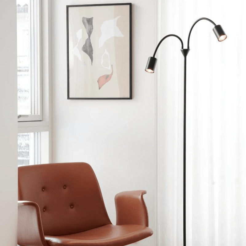 Nordlux Explore vloerlamp zwart Gu10 fitting 180 cm