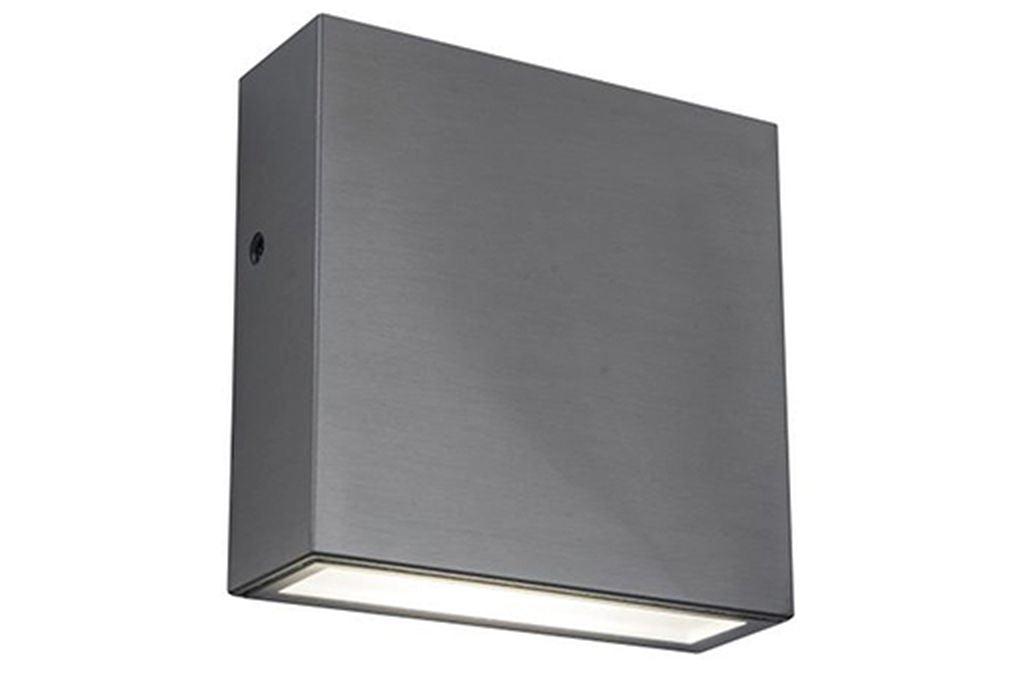 6939412011875 5104004001 rvs wandlamp lutec ingebouwde LED wandlampje design roestvrij staal 