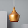 Retro hanglamp goud e27 fitting