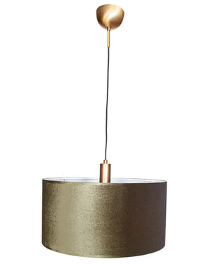 By rydens hanglamp groen en goud design