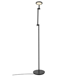 Zwarte staande LED vloerlamp verstelbaar met schakelaar & moodmaker Nordlux Bend 2112774003