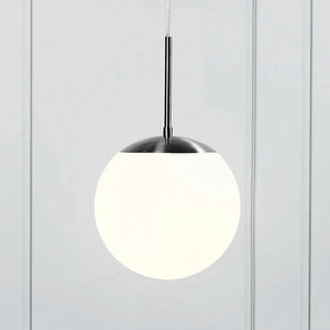 Hanglamp opaal glas e27 fitting modern rond led