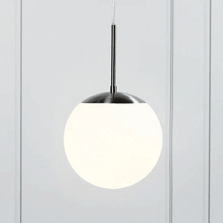 Hanglamp opaal glas e27 fitting modern rond led