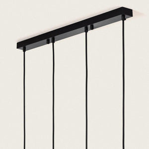 Hanglamp met 4 kappen in verschillende kleuren 'Atkin 4'