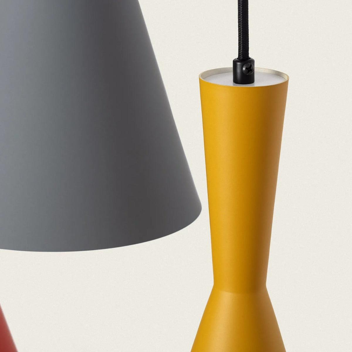 Hanglamp met 4 kappen in verschillende kleuren 'Atkin 4'