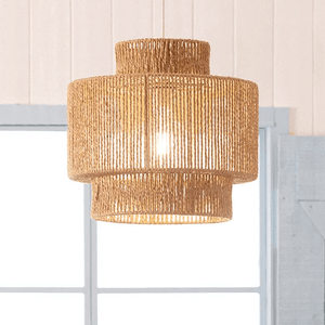 Hanglamp modern 'Kenia' E27 fitting modern touw hanglamp 40 cm - FOIR