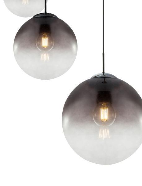 Hanglamp glazen bollen modern E27 fitting