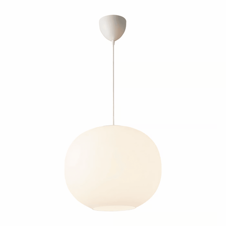 Hanglamp messing & opaalglas E27 fitting 'Navone' DFTP 40 cm - FOIR