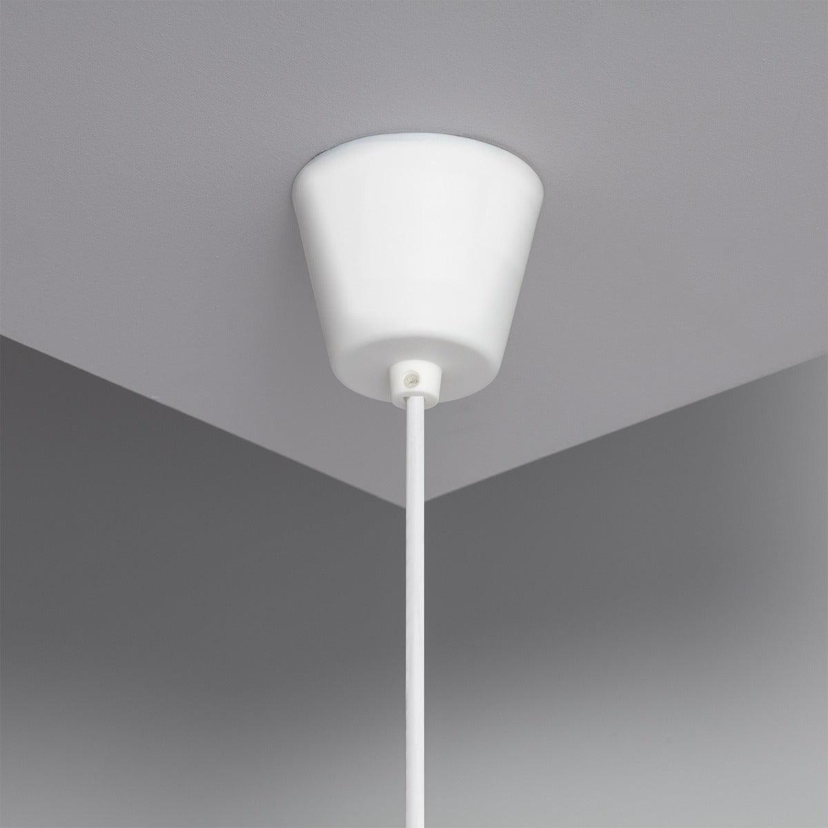 Hanglamp gevlochten 'Touw' bruin modern E27 fitting touw modern 270mm - FOIR