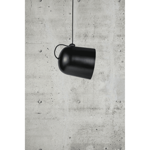 Hanglamp zwart 'Angle' E27 dimbaar warm wit zwart 20 cm DFTP - FOIR