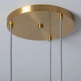 Klassieke hanglamp goud met glazen kappen E27 'Randolph' 44 cm