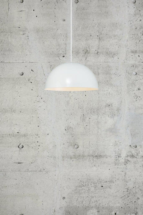 Hanglamp wit rond 400mm e27 fitting Nordlux wit 