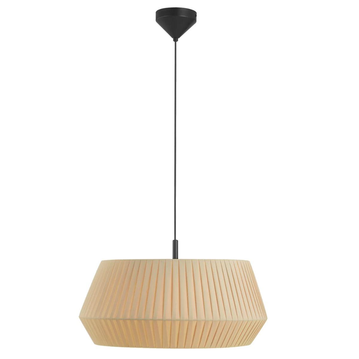 hanglamp stoffen kap e27 fitting Nordlux dicte led lamp e27 