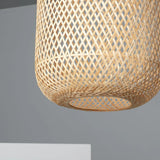 Rotan hanglamp gevlochten bamboe E27 fitting 'Christian'