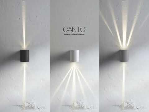 Buitenlamp gevelverlichting stainless steel up & downlighter 'Canto 2' Nordlux LED 2x6W warm wit