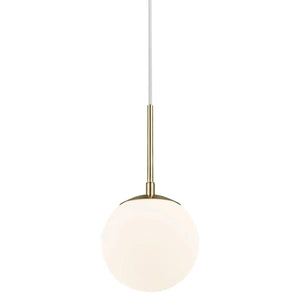 Opaalglas hanglamp messing e14 fitting nordlux messing  2010553035