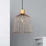 kooi hanglamp messing met hout