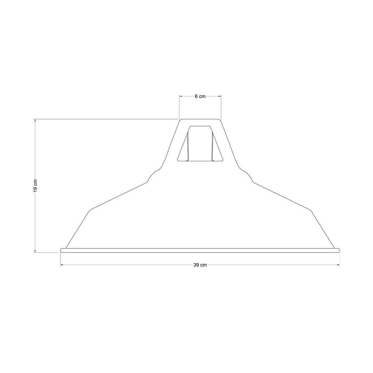 Lampenkap groen los 'Haven' industrieel 38cm - FOIR