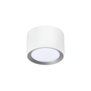 Kleine witte plafondlamp met ingebouwde LED lichtbron en Moodmaker Nordlux 'Landon 8'