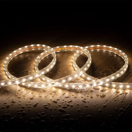 Led strip warm wit led lamp 