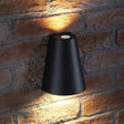 Gevelverlichting zwart wandlamp gu10 wandlamp