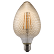 Warm witte LED lichtbron 2W amberglas goud energetic nordlux  1430070 5701581366282  1902319 deco unieke lichtbron