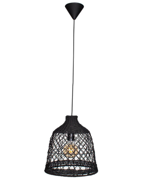 By rydens lucena hanglamp e27 fitting zeewier zwart keuken woonkamer 