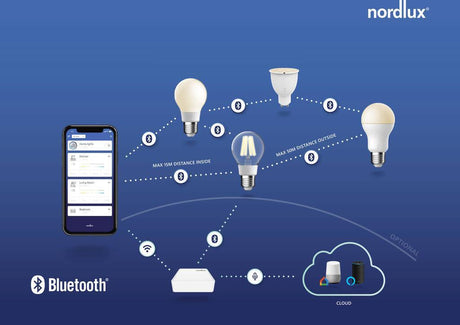 smart lichtbronnen van Nordlux met bluetooth