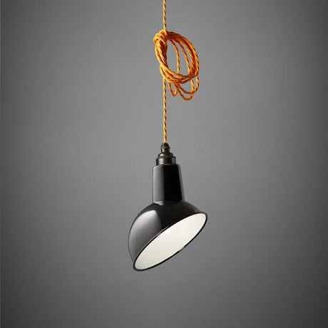 Lampenkap industrieel e27 fitting Nostalgia Lights nacht zwart lamp