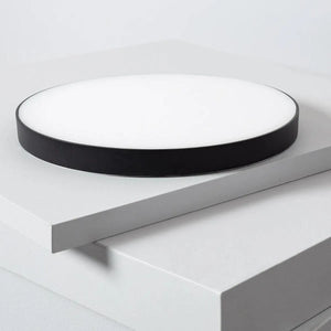 Plafondlamp rond minimalistisch dimbaar helder wit LED