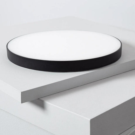 Plafondlamp rond minimalistisch dimbaar helder wit LED