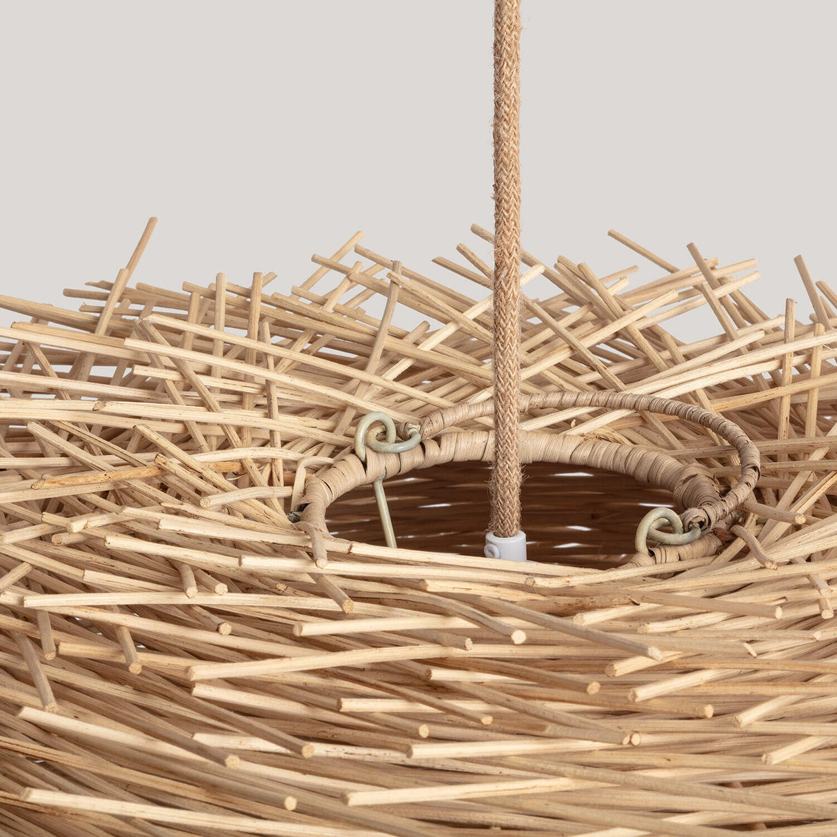 Hanglamp Rotan Nest e27 60 cm Birds