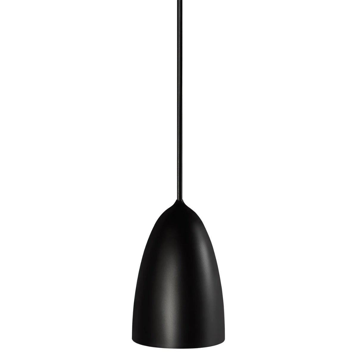 kleine zwarte hanglamp gu10 fitting nordlux designverlichting 