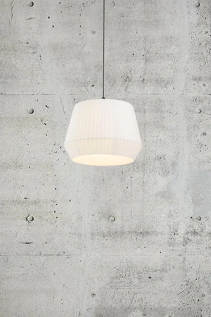 nordlux design hanglamp witte kap stof