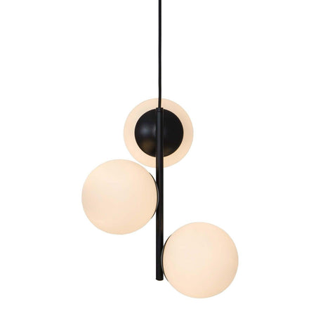 Nordlux Lilly zwart hanglamp glazen bollen E14 fitting